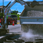 gravel fill in for mechanical concrete